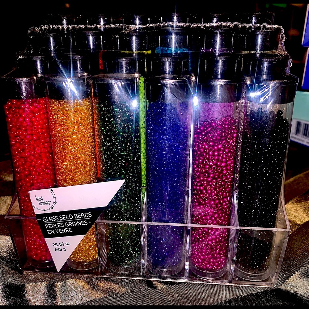 Bead Landing Multicolor Glass Seed Bead Set